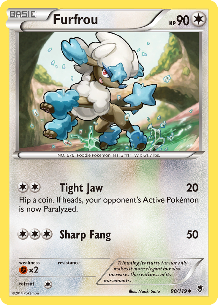 Furfrou (90/119) [XY: Phantom Forces] | Pegasus Games WI