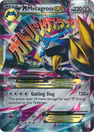 M Metagross EX (XY35) (Jumbo Card) [XY: Black Star Promos] | Pegasus Games WI