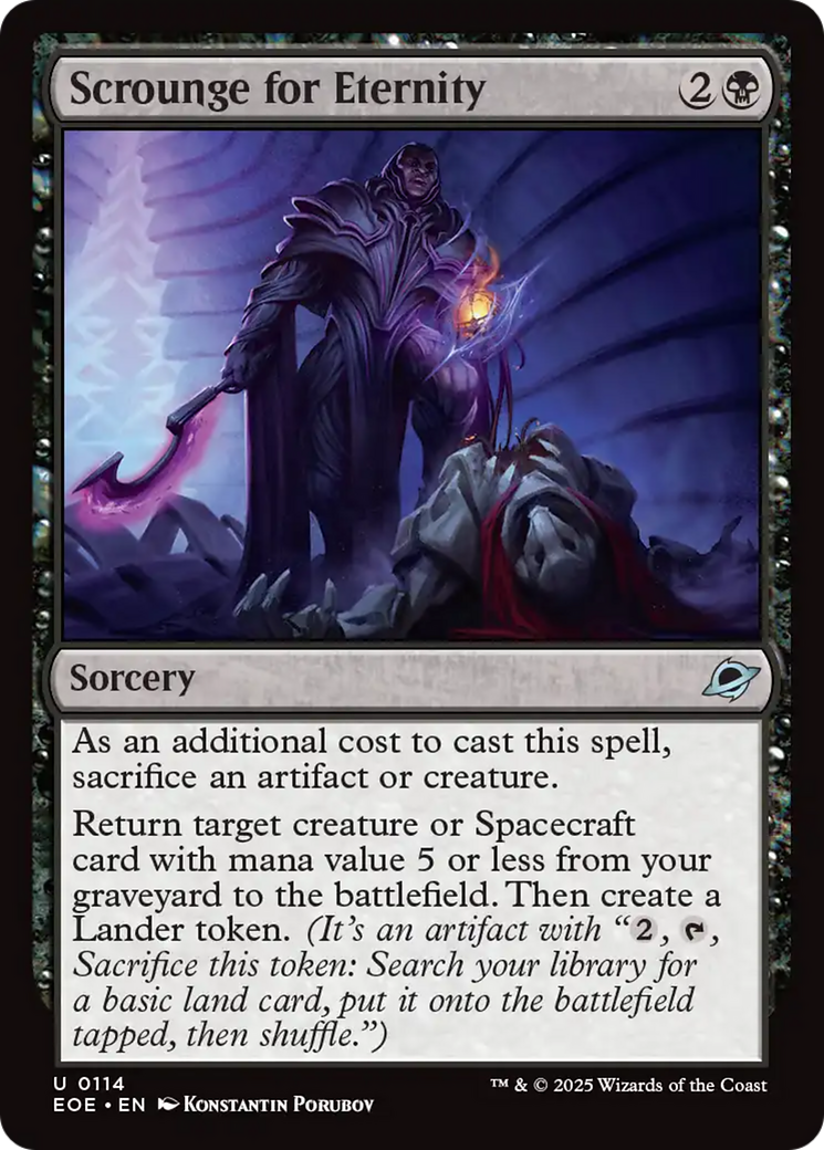 Scrounge for Eternity [Edge of Eternities] | Pegasus Games WI