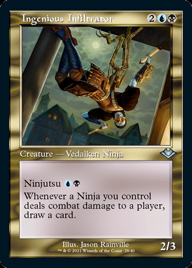 Ingenious Infiltrator (Retro Foil Etched) [Modern Horizons] | Pegasus Games WI