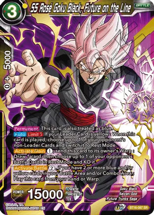 SS Rose Goku Black, Future on the Line (BT16-087) [Realm of the Gods] | Pegasus Games WI