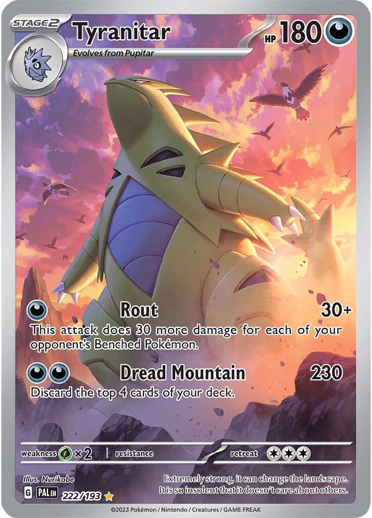 Tyranitar (222/193) [Scarlet & Violet: Paldea Evolved] | Pegasus Games WI