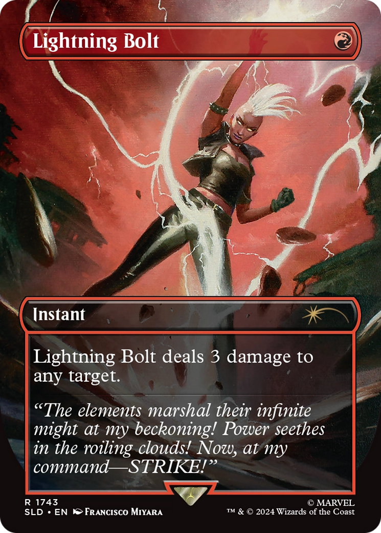 Lightning Bolt (1743) (Rainbow Foil) [Secret Lair Drop Series] | Pegasus Games WI