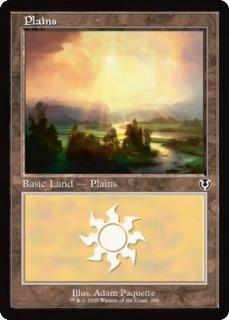 Plains (288) (Retro Frame) [Innistrad Remastered] | Pegasus Games WI
