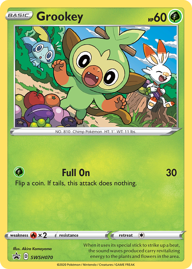 Grookey (SWSH070) [Sword & Shield: Black Star Promos] | Pegasus Games WI