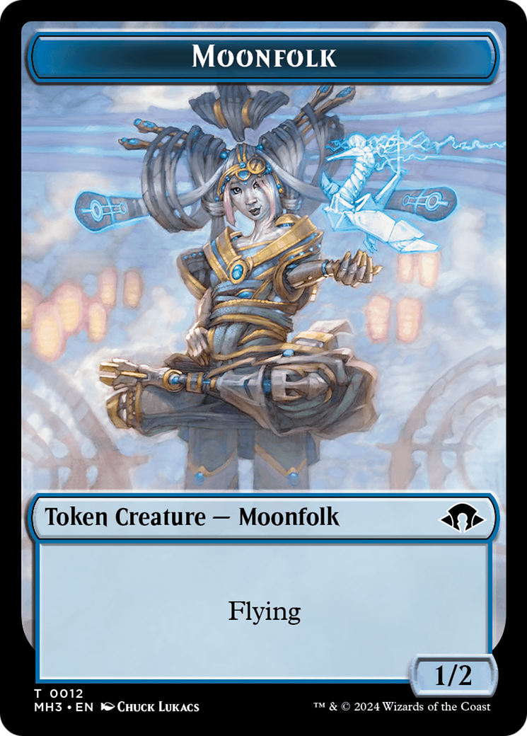 Moonfolk Token [Modern Horizons 3 Tokens] | Pegasus Games WI