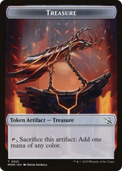 Treasure (21) // Spirit (13) Double-Sided Token [March of the Machine Tokens] | Pegasus Games WI