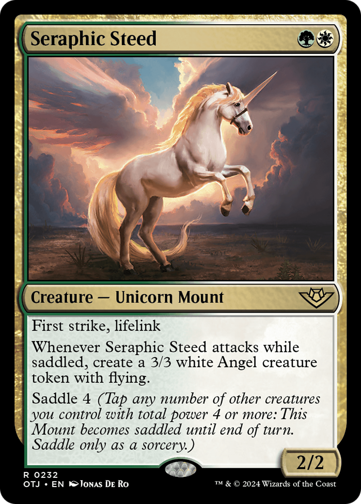 Seraphic Steed [Outlaws of Thunder Junction] | Pegasus Games WI