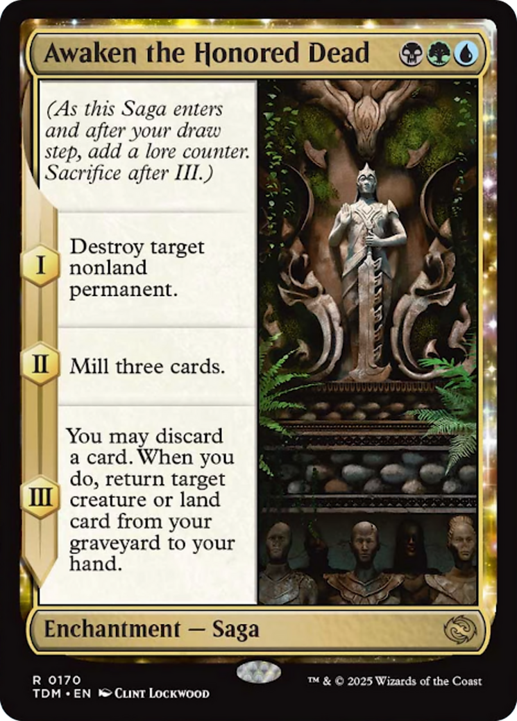 Awaken the Honored Dead [Tarkir: Dragonstorm] | Pegasus Games WI