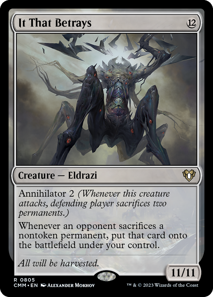 It That Betrays [Commander Masters] | Pegasus Games WI