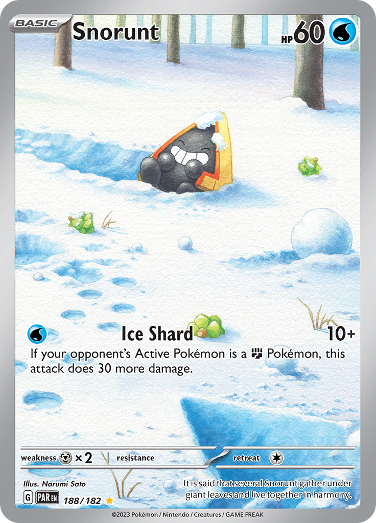 Snorunt (188/182) [Scarlet & Violet: Paradox Rift] | Pegasus Games WI