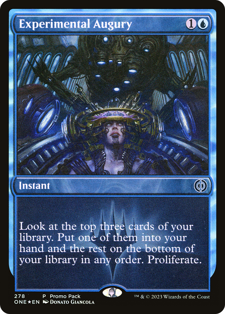 Experimental Augury (Promo Pack) [Phyrexia: All Will Be One Promos] | Pegasus Games WI