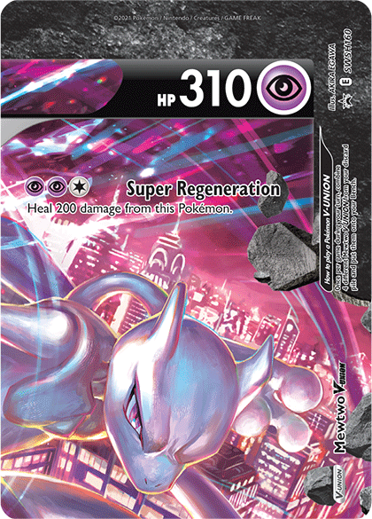 Mewtwo V-Union (SWSH160) [Sword & Shield: Black Star Promos] | Pegasus Games WI