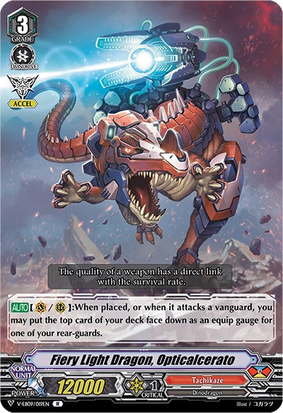 Fiery Light Dragon, Opticalcerato (V-EB09/019EN) [The Raging Tactics] | Pegasus Games WI