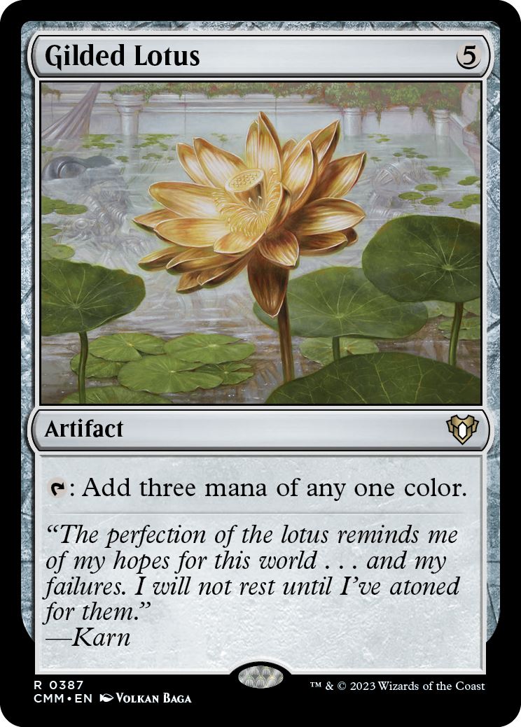 Gilded Lotus [Commander Masters] | Pegasus Games WI