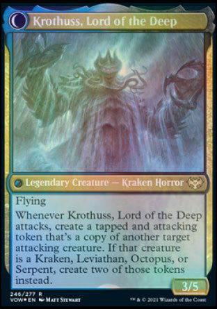 Runo Stromkirk // Krothuss, Lord of the Deep [Innistrad: Crimson Vow Prerelease Promos] | Pegasus Games WI