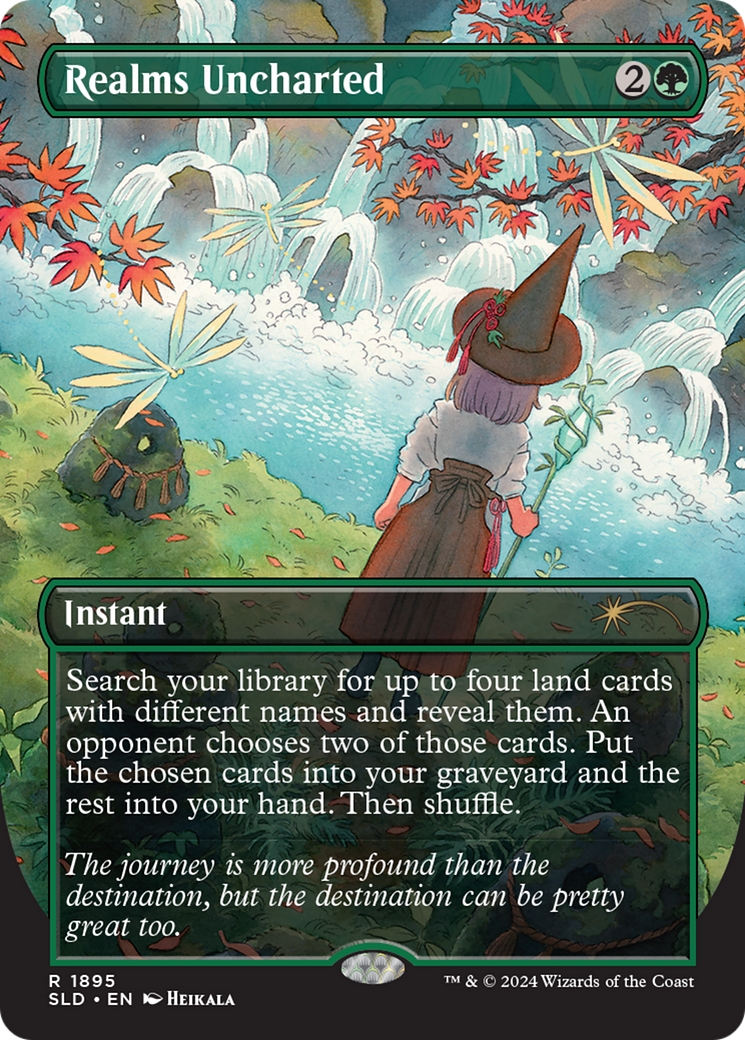 Realms Uncharted (Rainbow Foil) [Secret Lair Drop Series] | Pegasus Games WI