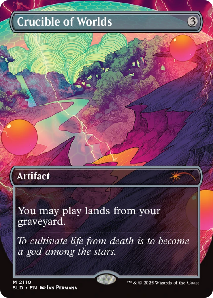 Crucible of Worlds (Galaxy Foil) [Secret Lair Drop Series] | Pegasus Games WI
