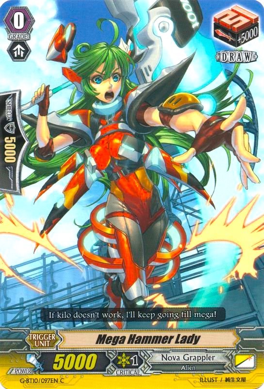 Mega Hammer Lady (G-BT10/097EN) [Raging Clash of the Blade Fangs] | Pegasus Games WI