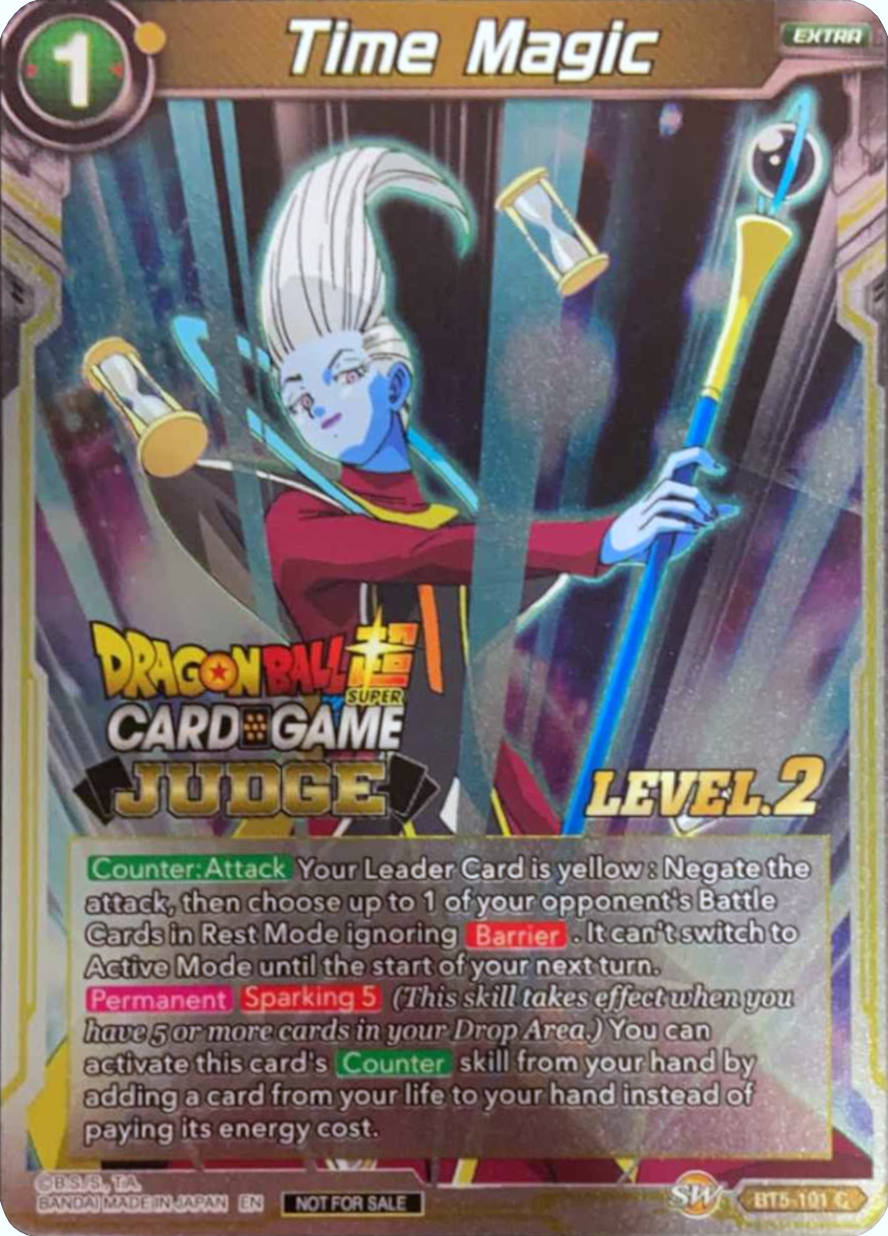 Time Magic (Level 2) (BT5-101) [Judge Promotion Cards] | Pegasus Games WI