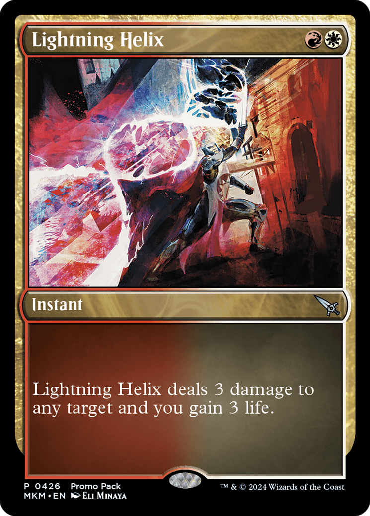 Lightning Helix (Promo Pack) [Murders at Karlov Manor Promos] | Pegasus Games WI