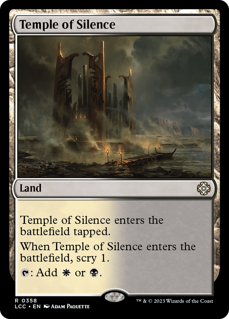 Temple of Silence [The Lost Caverns of Ixalan Commander] | Pegasus Games WI
