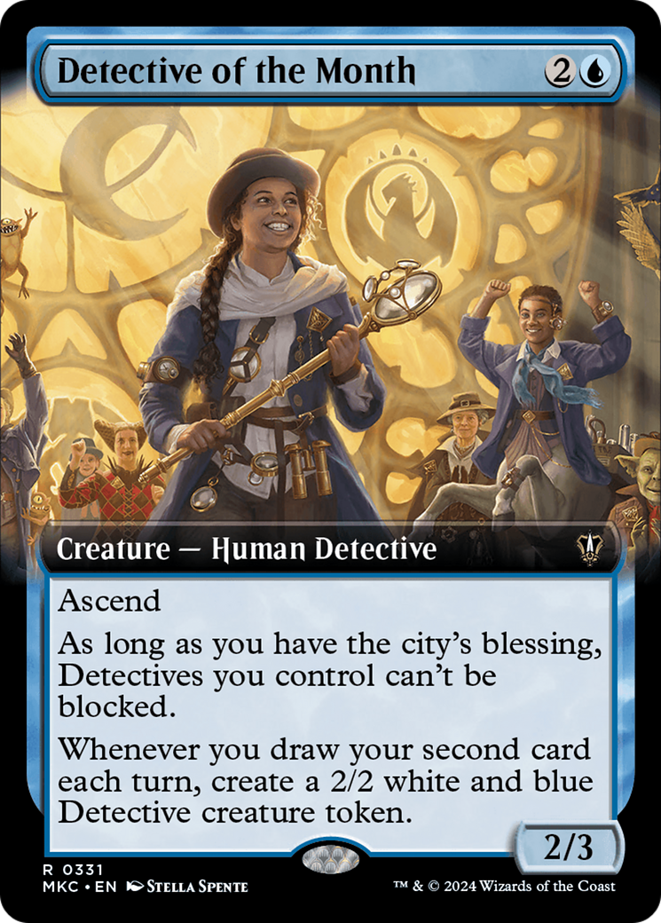 Detective of the Month (Extended Art) [Murders at Karlov Manor Commander] | Pegasus Games WI