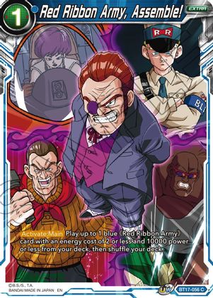 Red Ribbon Army, Assemble! (BT17-056) [Ultimate Squad] | Pegasus Games WI