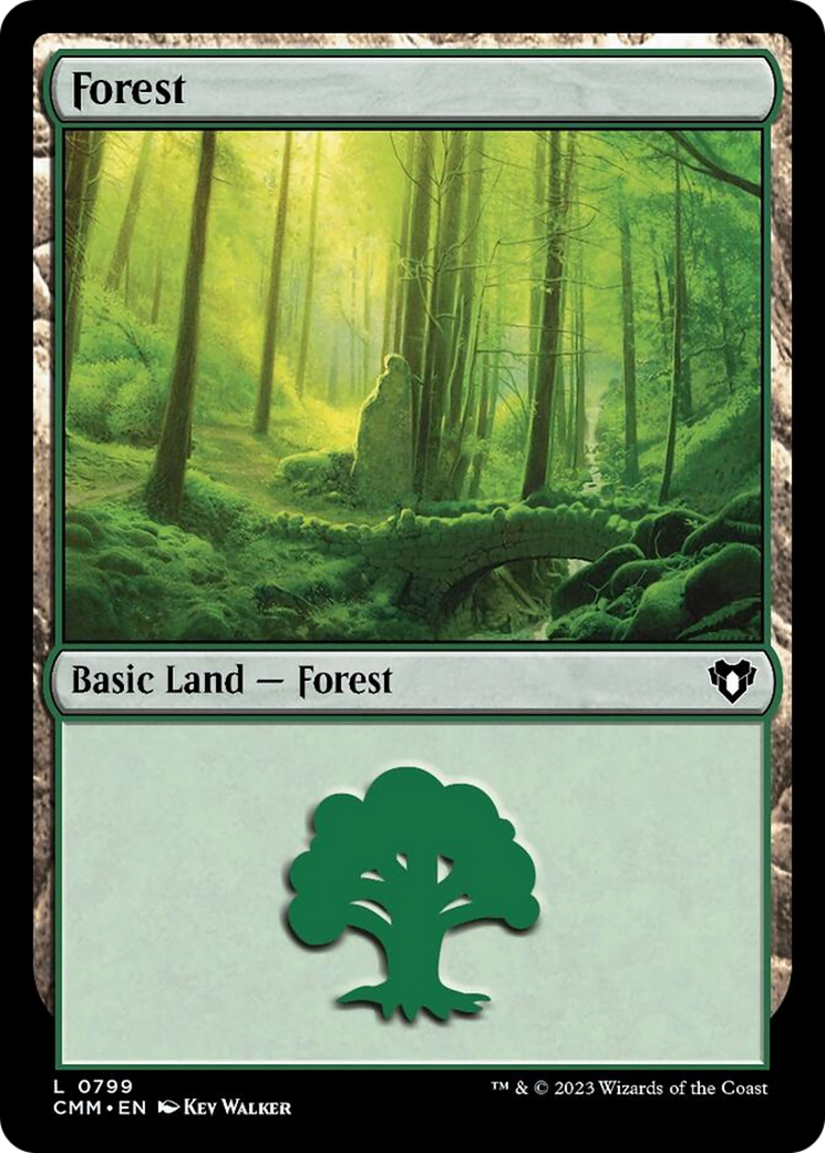 Forest (799) [Commander Masters] | Pegasus Games WI