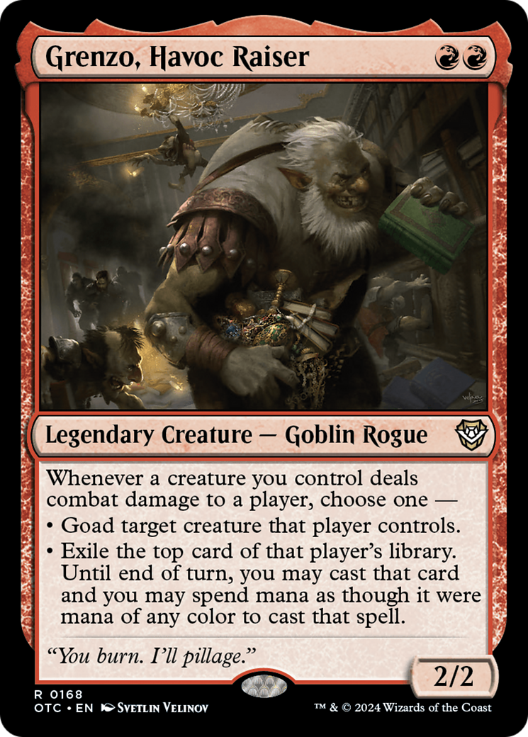 Grenzo, Havoc Raiser [Outlaws of Thunder Junction Commander] | Pegasus Games WI