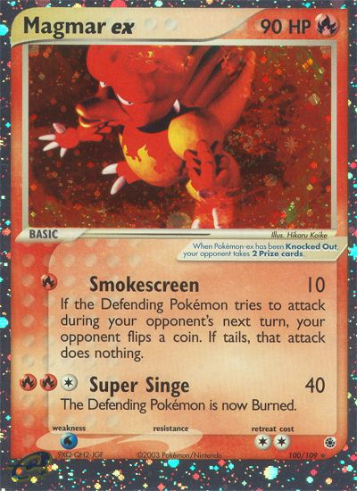 Magmar ex (100/109) [EX: Ruby & Sapphire] | Pegasus Games WI