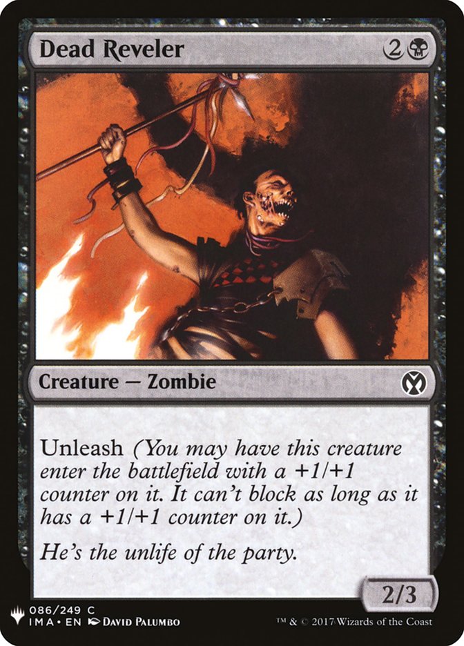 Dead Reveler [Mystery Booster] | Pegasus Games WI