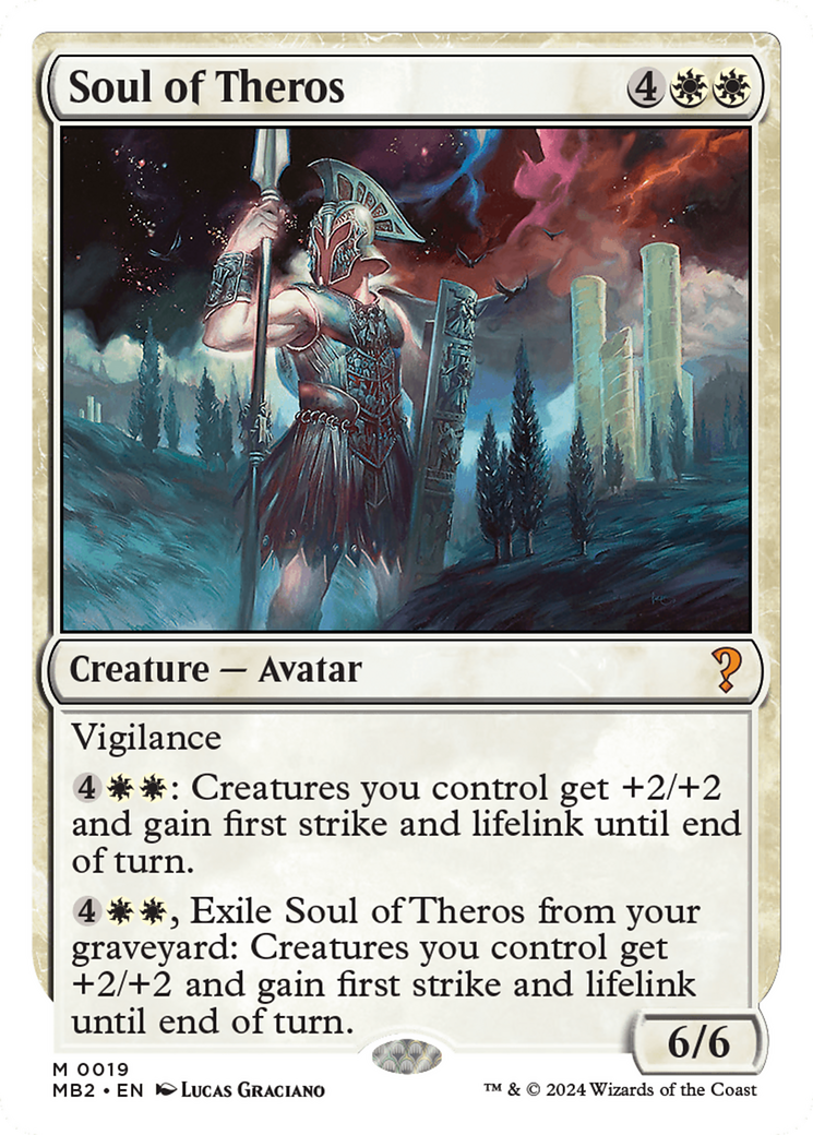 Soul of Theros (White Border) [Mystery Booster 2] | Pegasus Games WI