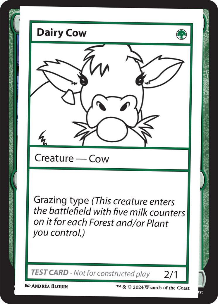 Dairy Cow [Mystery Booster 2 Playtest Cards] | Pegasus Games WI