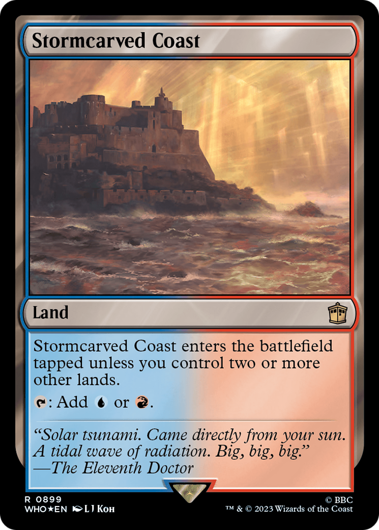 Stormcarved Coast (Surge Foil) [Doctor Who] | Pegasus Games WI