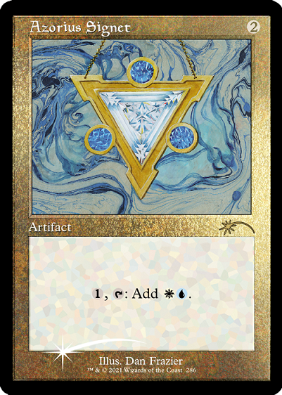 Azorius Signet (Retro) (Foil Etched) [Secret Lair Drop Series] | Pegasus Games WI