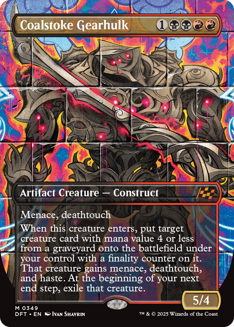 Coalstoke Gearhulk (Borderless) [Aetherdrift] | Pegasus Games WI