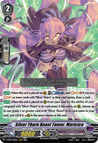Silver Thorn Beast Tamer, Maricica (D-VS03/058EN) [V Clan Collection Vol.3] | Pegasus Games WI