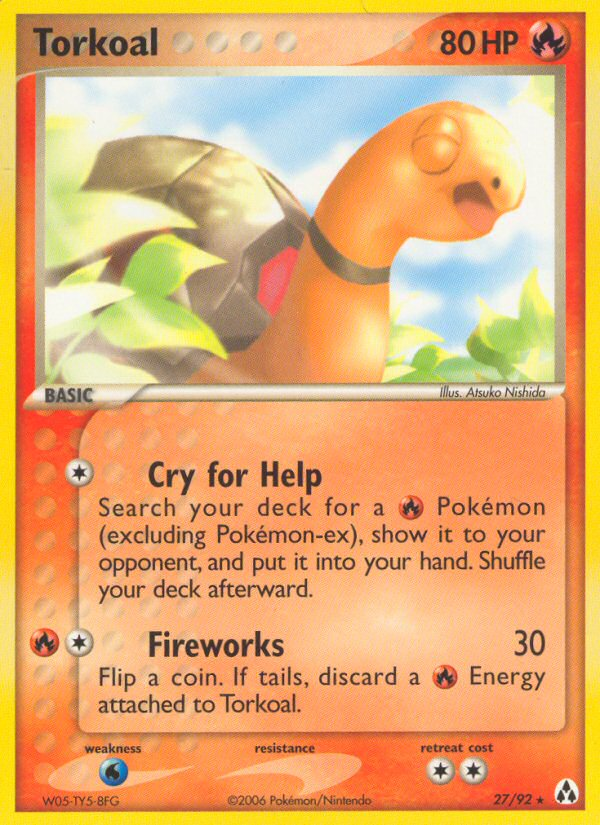 Torkoal (27/92) [EX: Legend Maker] | Pegasus Games WI