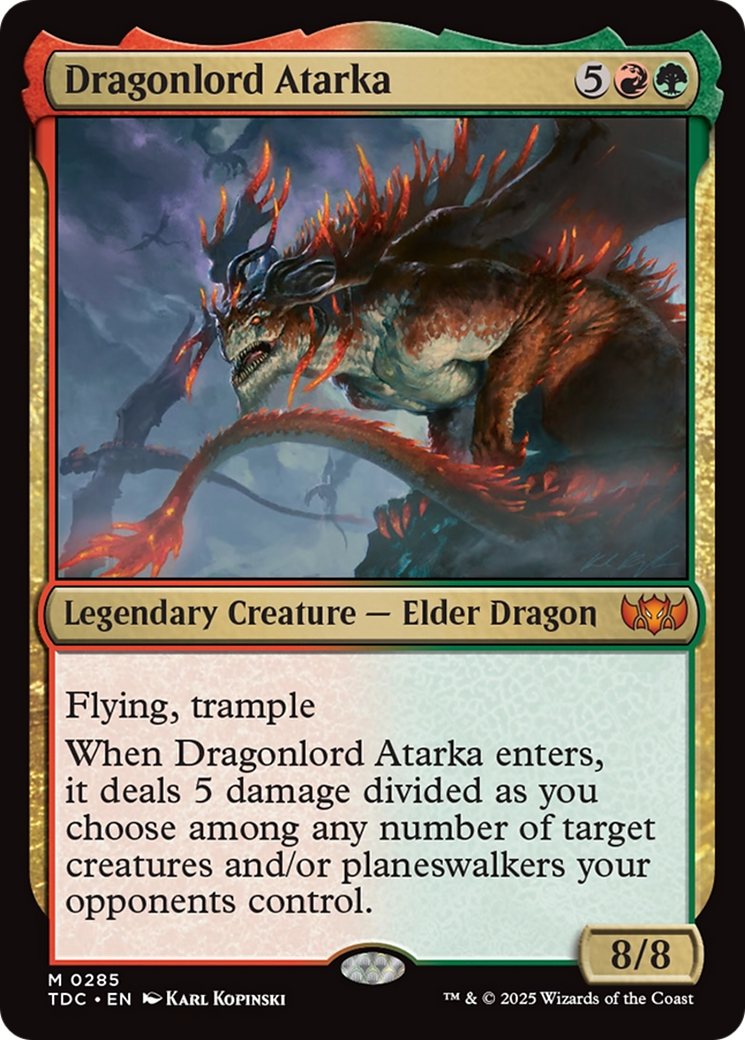 Dragonlord Atarka [Tarkir: Dragonstorm Commander] | Pegasus Games WI