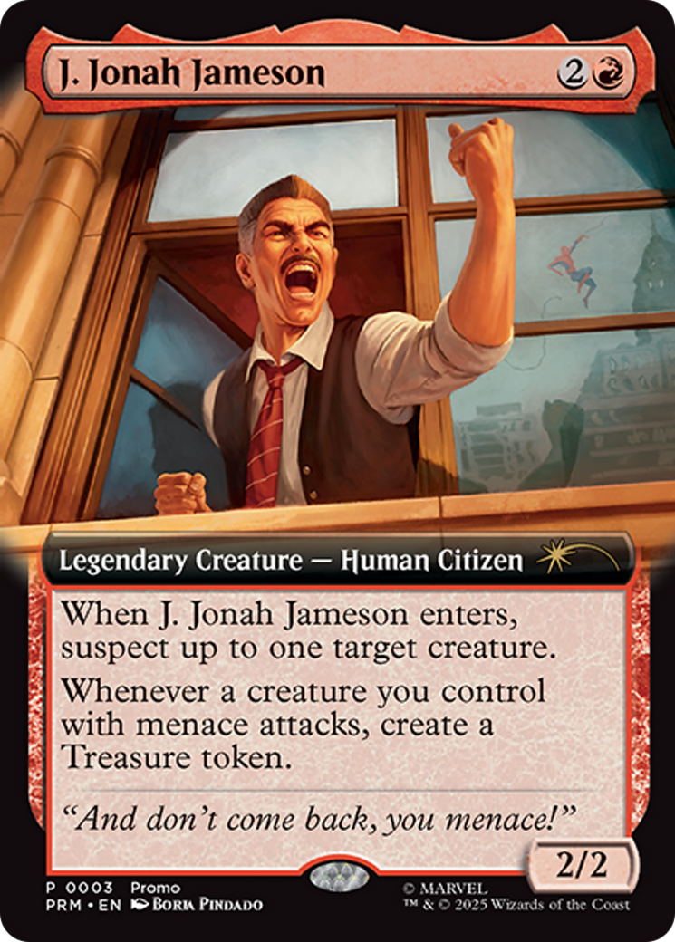 J. Jonah Jameson (Extended Art) [Marvel's Spider-Man Promos] | Pegasus Games WI