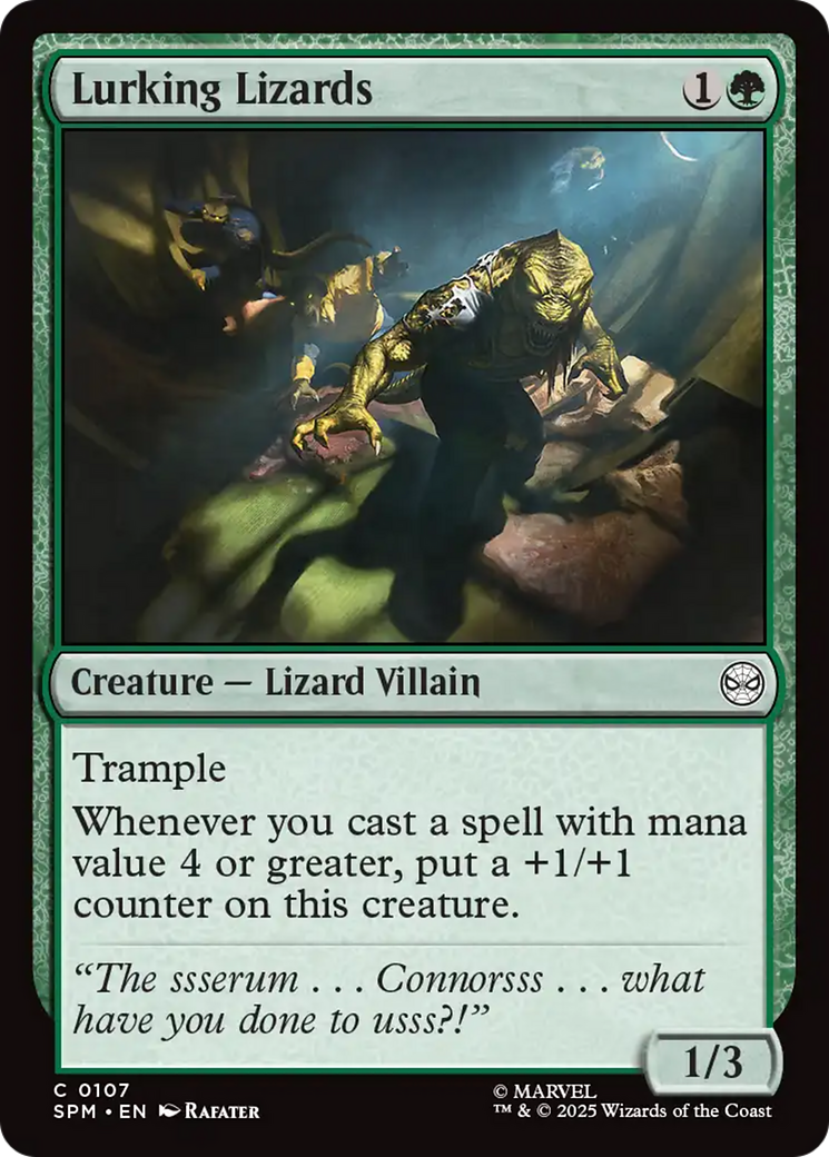 Lurking Lizards [Marvel's Spider-Man] | Pegasus Games WI