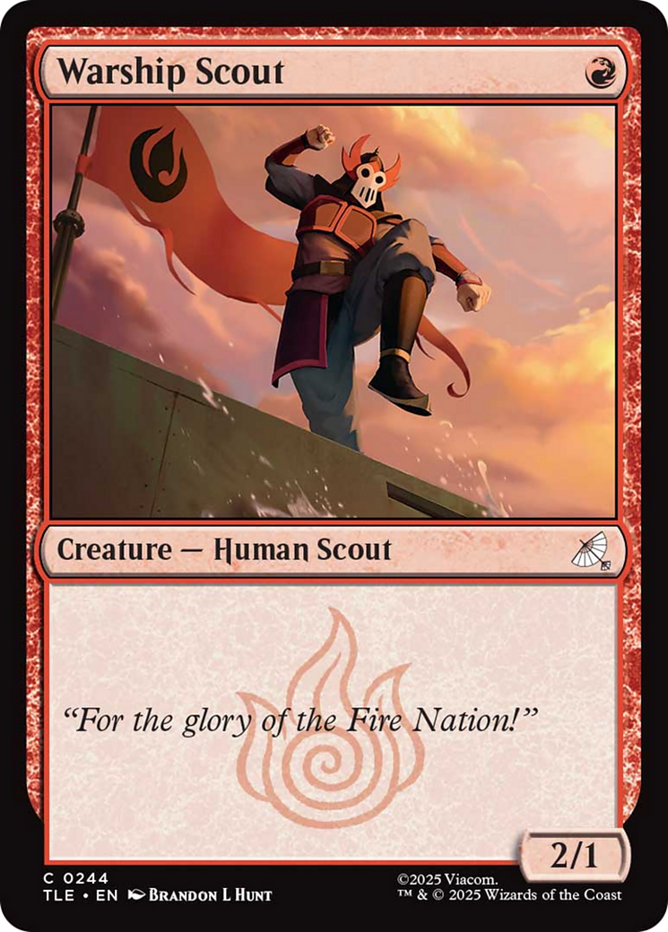 Warship scout [Avatar: The Last Airbender: Eternal-Legal] | Pegasus Games WI