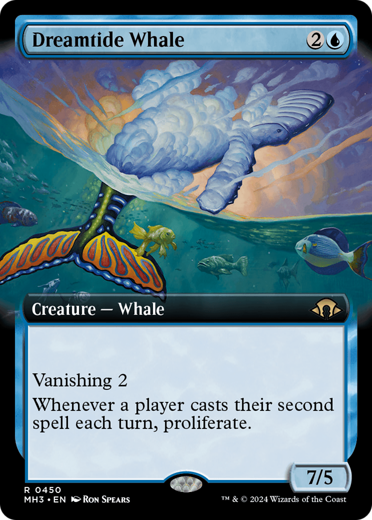 Dreamtide Whale (Extended Art) [Modern Horizons 3] | Pegasus Games WI