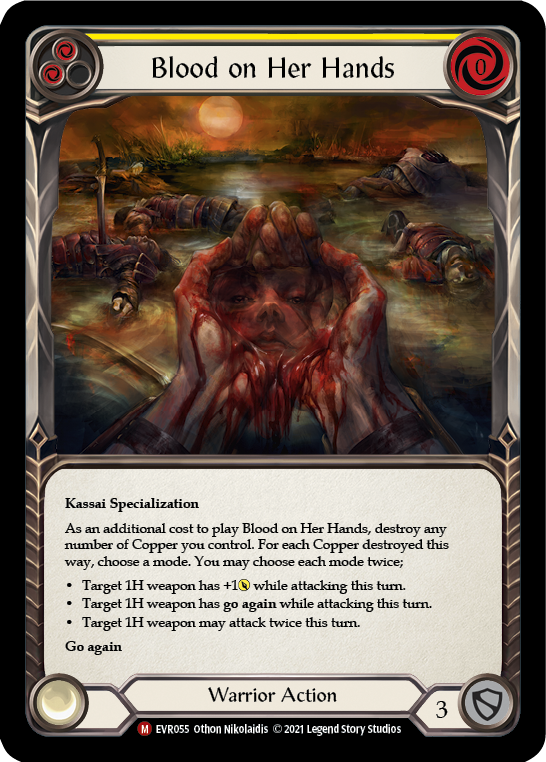 Blood on Her Hands [EVR055] (Everfest)  1st Edition Normal | Pegasus Games WI