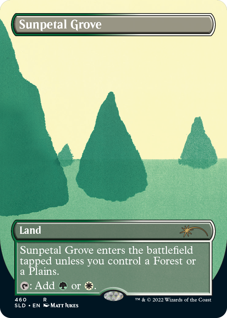 Sunpetal Grove (Borderless) [Secret Lair Drop Series] | Pegasus Games WI