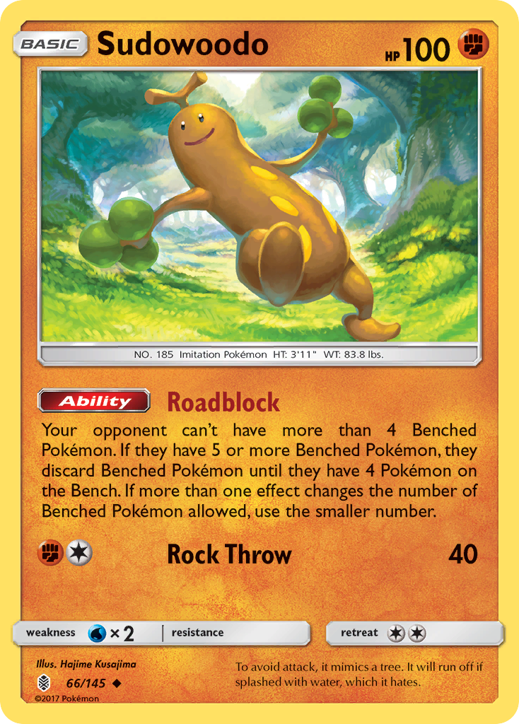 Sudowoodo (66/145) [Sun & Moon: Guardians Rising] | Pegasus Games WI