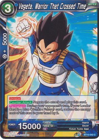 Vegeta, Warrior That Crossed Time (BT10-042) [Rise of the Unison Warrior 2nd Edition] | Pegasus Games WI