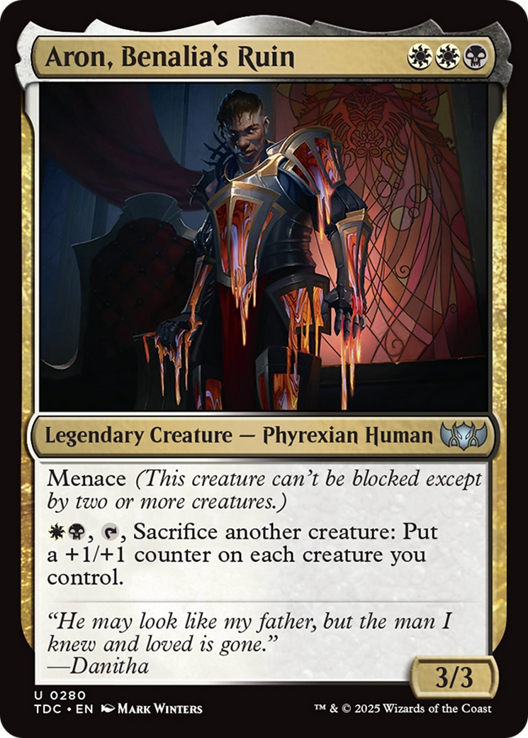 Aron, Benalia's Ruin [Tarkir: Dragonstorm Commander] | Pegasus Games WI