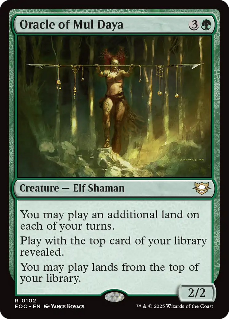 Oracle of Mul Daya [Edge of Eternities Commander] | Pegasus Games WI